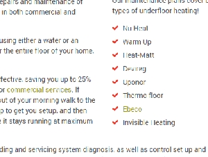 The Underfloor Heating Company London - Repair, Servicing Engineers