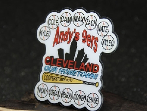 Andy's 9ers Cleveland Baseball Pins
