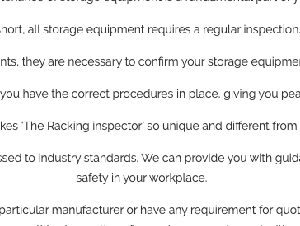 The Racking Inspector 