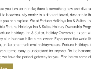 Fortune Holidays Inn & Suites Pvt. Ltd